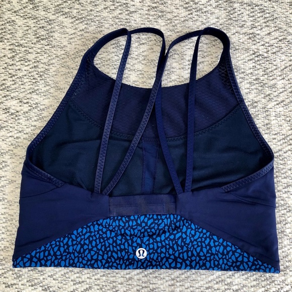 Lulu Long Line Sports Bra Sz 6 - Picture 2 of 5